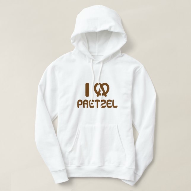 Moletom I Heart Pretzel (Frente do Design)