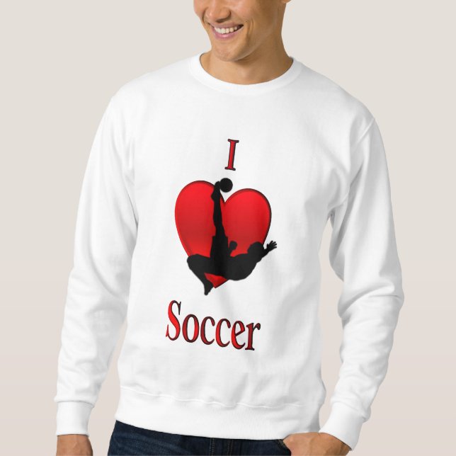 Moletom I Heart Soccer (Frente)