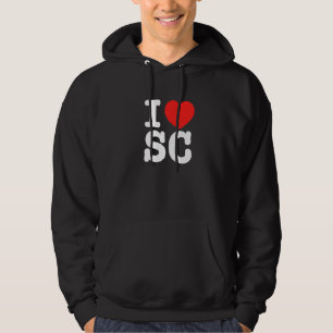Moletom I Heart South Carolina (SC) Love Premium