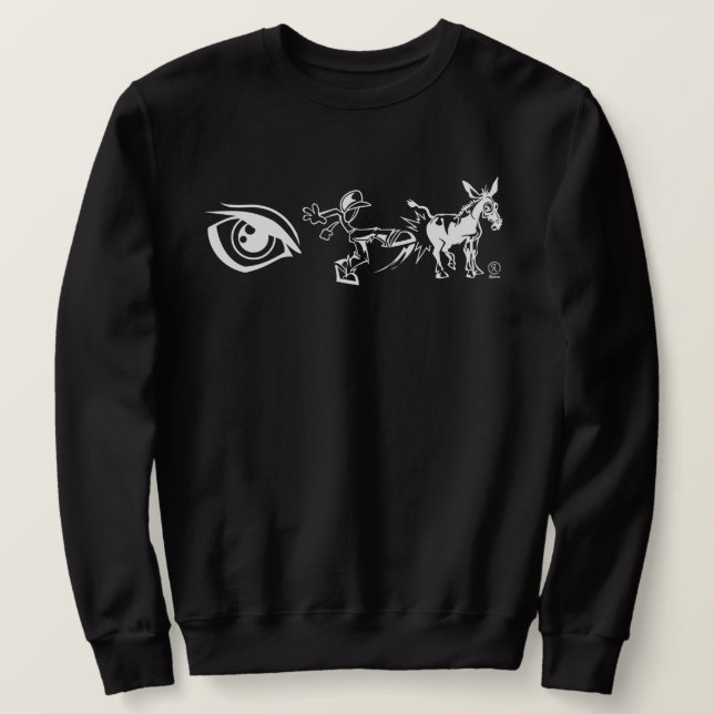 Moletom I KICK A** T Shirt (Frente do Design)