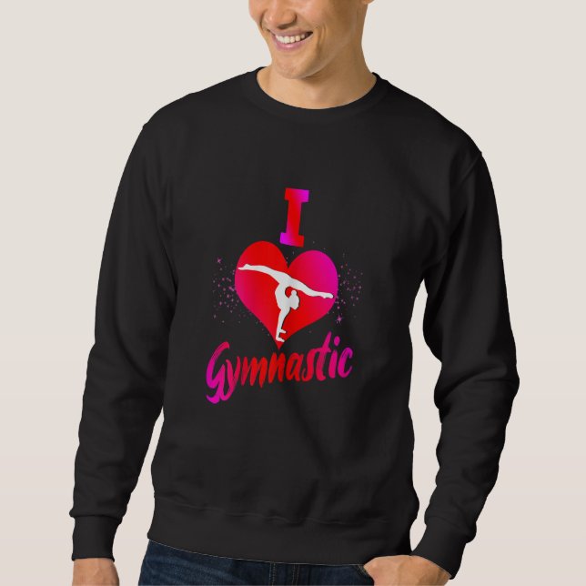 Moletom I Love Gymnastics Gymnsatik Handstand Sports Club  (Frente)