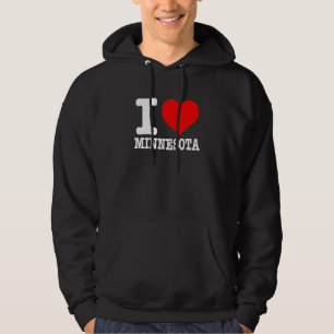Moletom I Love Minnesota roupa - I Heart Minnesota appar