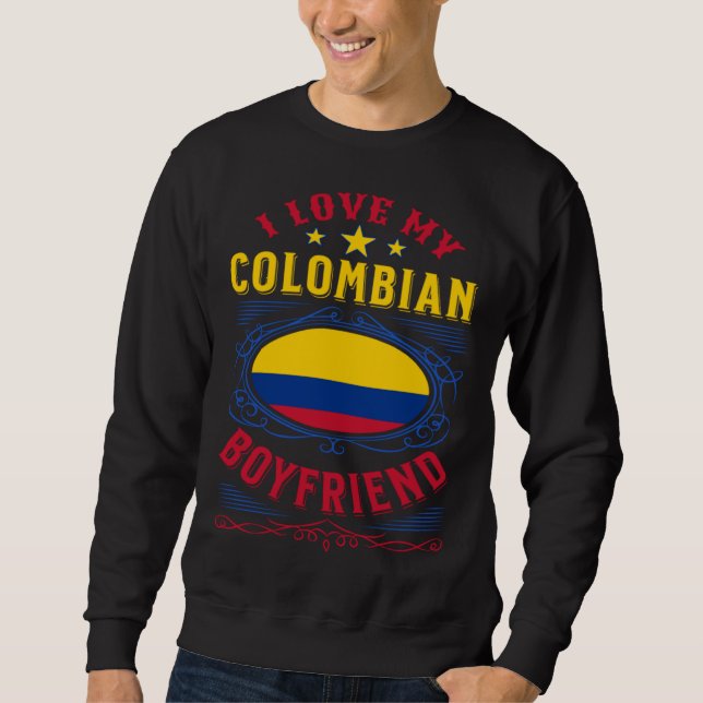 Moletom I love my Colombian boyfriend (Frente)