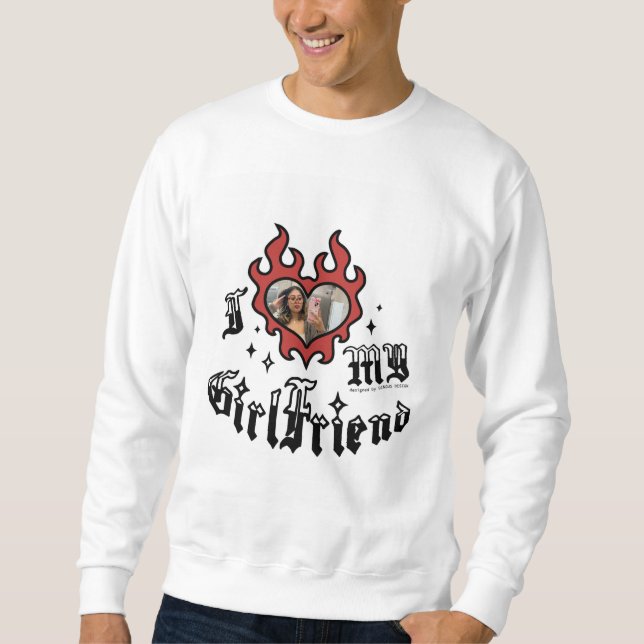 Moletom I Love My Girlfriend - Red - DingusDesign (Frente)