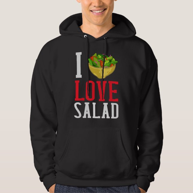 Moletom I Love Salad Vegan Dressing Bowl (Frente)