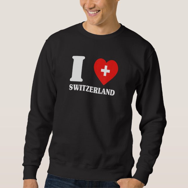 Moletom I Love Switzerland for Switzerland  I love (Frente)