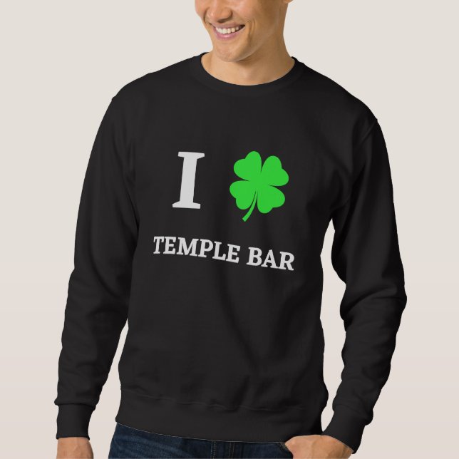 MOLETOM I LOVE TEMPLE BAR (Frente)