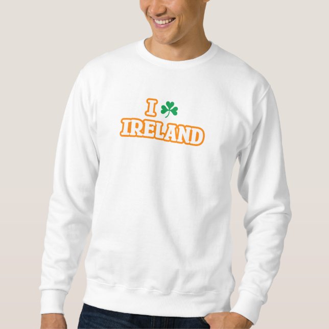 MOLETOM "I [SHAMROCK] IRLANDA" (Frente)