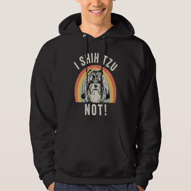 Moletom I Shih Tzu Not  Retro Dog (Frente)