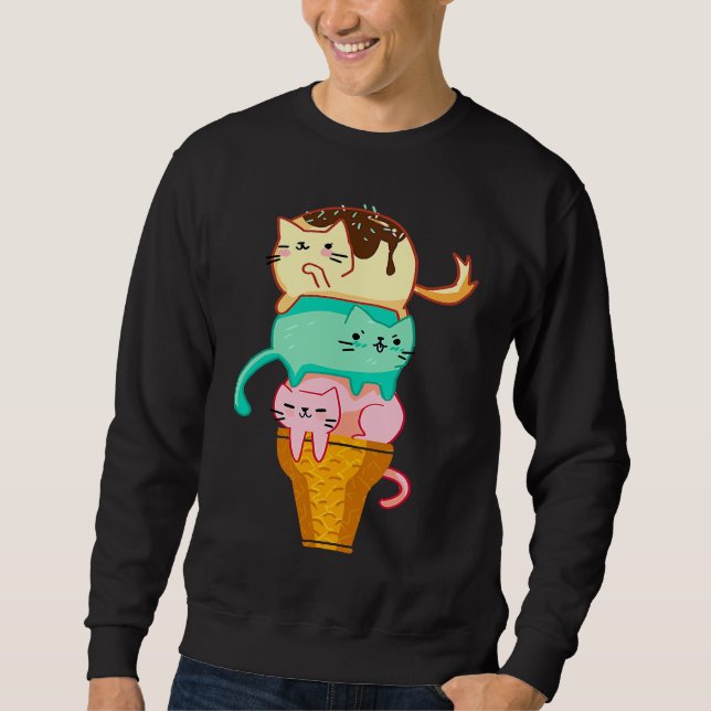 Moletom Ice Cream Cat (Frente)