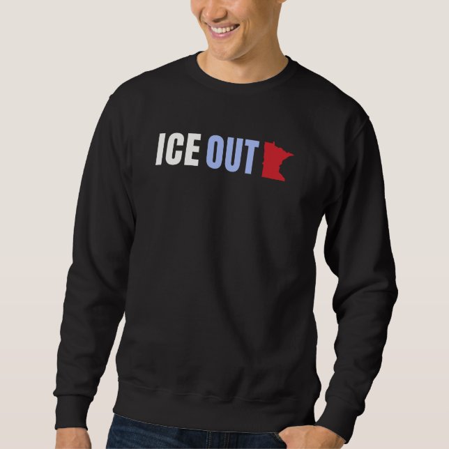 Moletom ICE OUT Anti Trump (Frente)