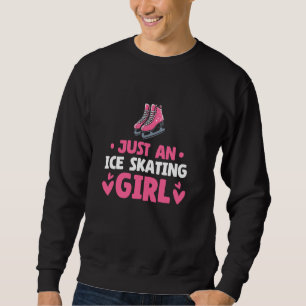 Moletom Ice Skating Figure - Apenas Uma Garota De Pé De Ge