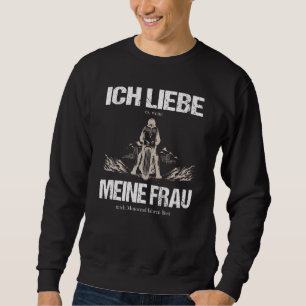 Moletom Ich Liebe Es Wenn Meine Frau Mich Motorcycle Fahre