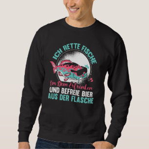 Moletom Ich Rette Fischaus Dem Wasser Dizendo Angler Hobby