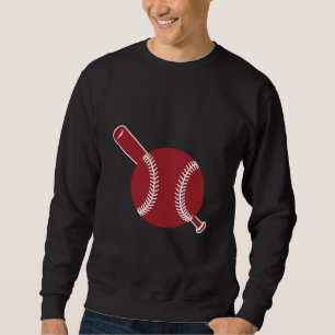 Moletom Ícone de Beisebol e Taco