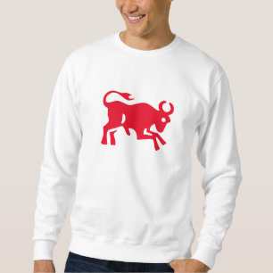 Moletom ícone Taurus vermelho 