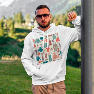 Moletom Ícones de roupas Hoodie