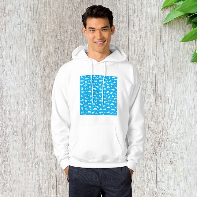 Moletom Ícones de transporte Mens Hoodie (Criador carregado)