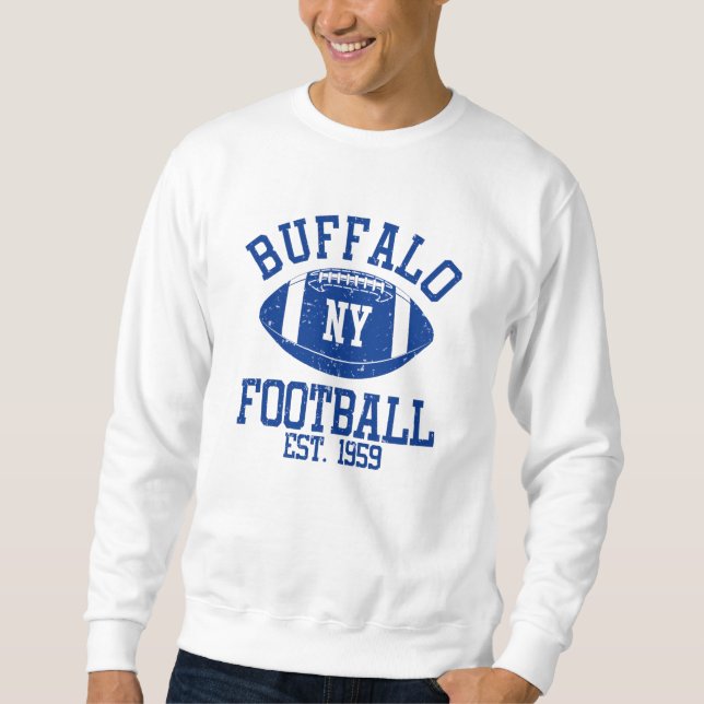 Moletom Ideia atual do adversário do futebol de Buffalo (Frente)