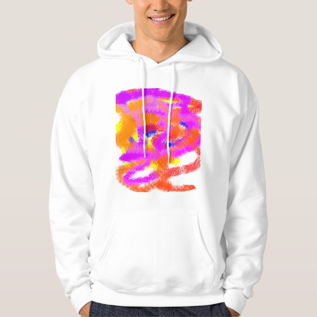 Moletom Ideias de cor tensão abstrato da mente (Frente)