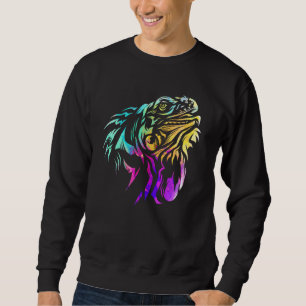 Moletom Iguana Lizard Art Reptile Tropical Animal