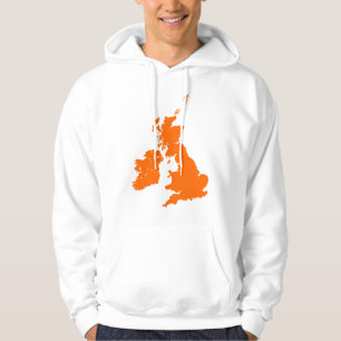 Moletom Ilhas Britânicas em Laranja