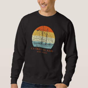 Moletom Ilhas Cayman Indies Vintage Sailboat Vacati