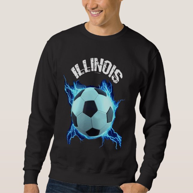 Moletom Illinois Soccer Retro (Frente)