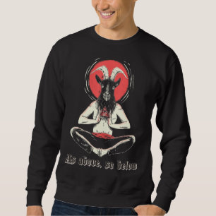 Moletom Illuminati Baphomet Satanic Occult Sagrado Satânic