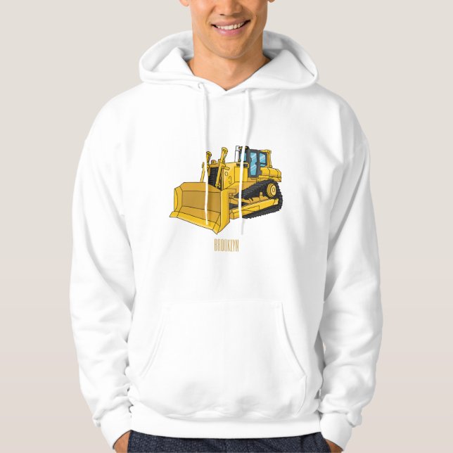 Moletom Ilustração de desenho animado Bulldozer (Frente)