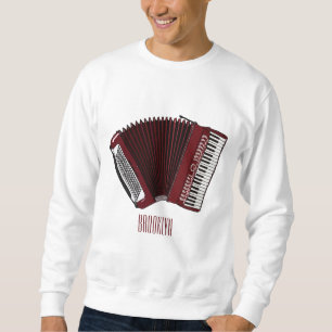 Moletom Ilustração de desenho animado de Accordion