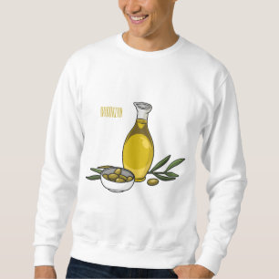 Moletom Ilustração de desenho animado de azeite