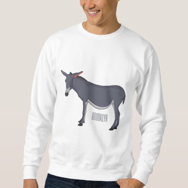 Moletom Ilustração de desenho animado de Donkey (Frente)