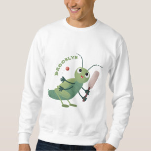Moletom Ilustração de desenho animado de insetos de críque