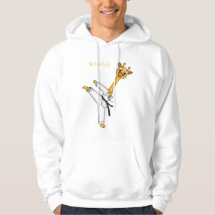 Moletom Ilustração de desenho animado de Kung Fu girafa