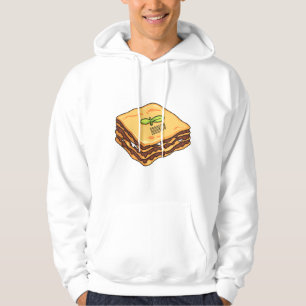 Moletom Ilustração de desenho animado de Lasagna