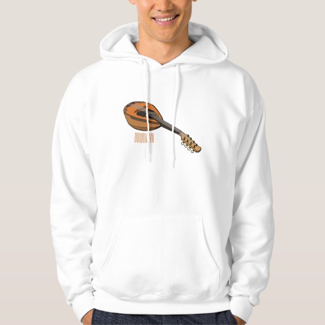 Moletom Ilustração de desenho animado de Mandolin (Frente)