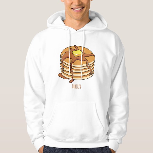 Moletom Ilustração de desenho animado de Pancake (Frente)