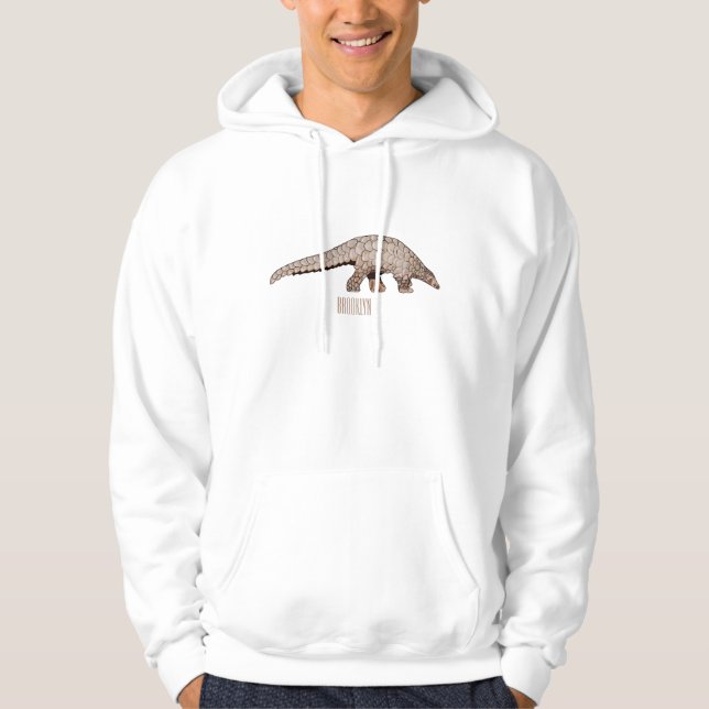 Moletom Ilustração de desenho animado de Pangolin (Frente)
