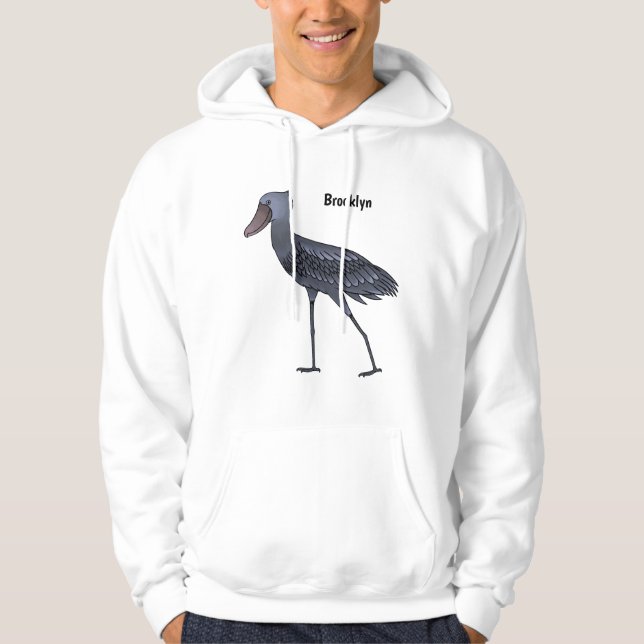 Moletom ilustração de desenho animado de pássaro bico-de-s (Frente)