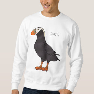 Moletom Ilustração de desenho animado de pássaros puffin t