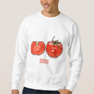 Moletom Ilustração de desenho animado de tomate