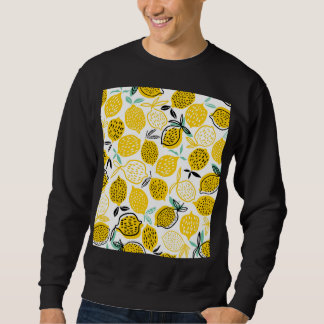 Moletom Ilustração de Design de Lemon Summer Vintage