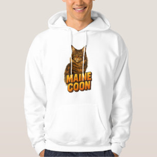 Moletom Ilustração de Gato do Maine Coon