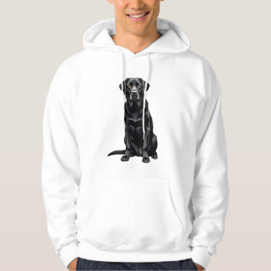Moletom Ilustração de retrato de cão Labrador Retriever pr