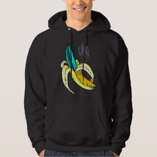 Moletom Ilustração de Roupa de Banana Sarcástica Desenho G