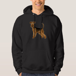 Moletom Ilustração do Cão Airedale Terrier Bingley Terrier