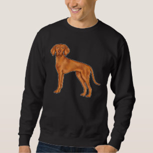 Moletom Ilustração em desenho animado do cão Pointer Vizsl