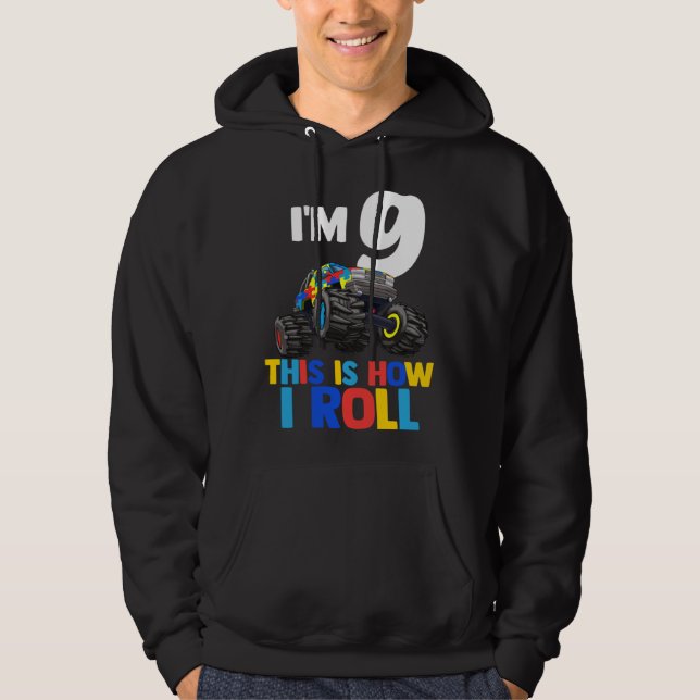 Moletom I'm 9 This Is How I Roll Shirt Autism Awareness (Frente)