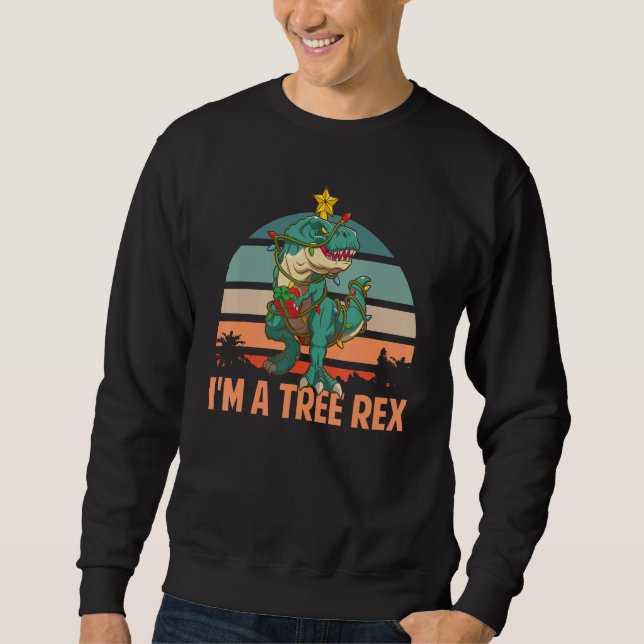 Moletom I'm A Tree Rex   Christmas Tyrannosaurus Rex Dinos (Frente)